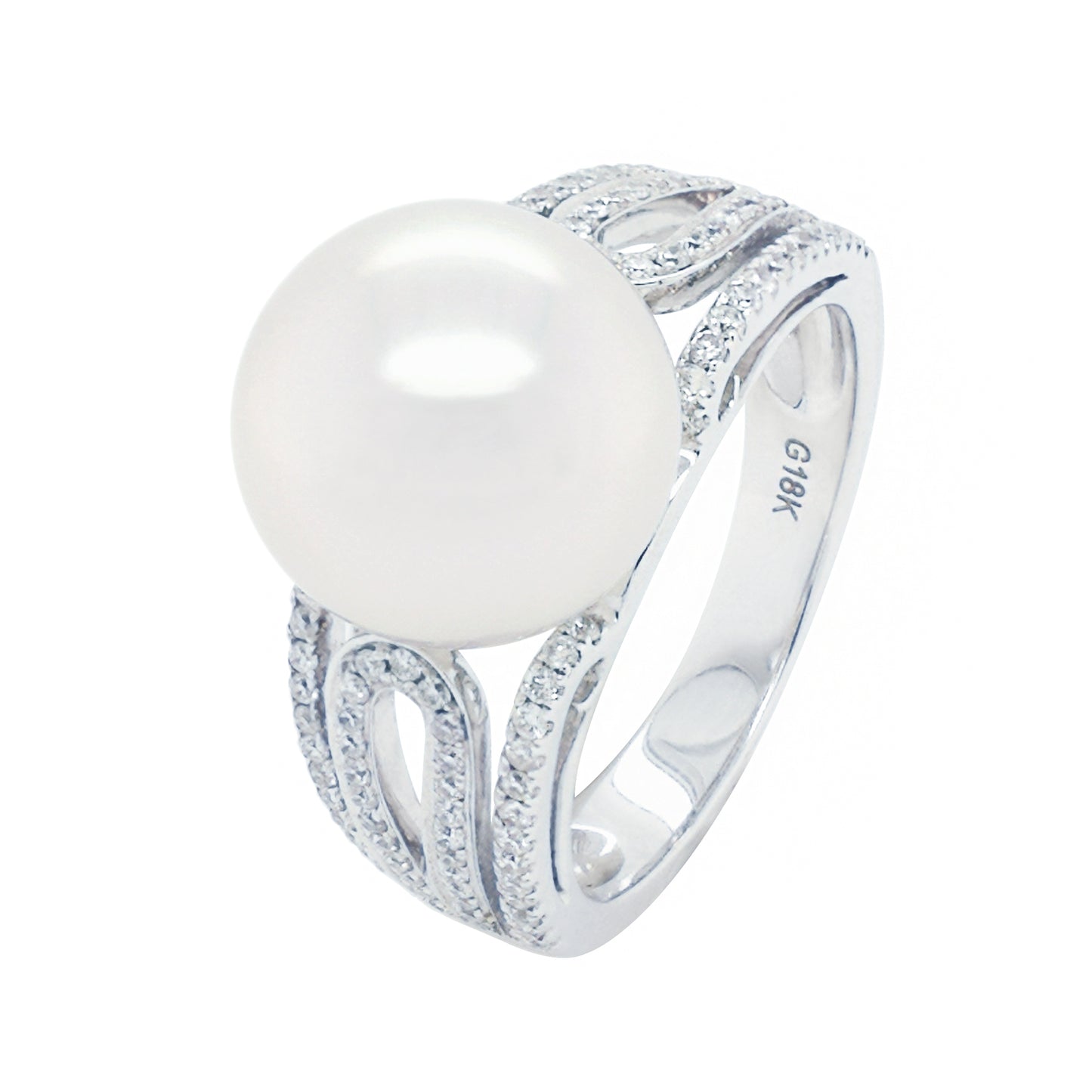 South Sea Pearl with Diamond Ring #66