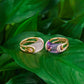 (SOLD) Amethyst with Diamond Ring #3