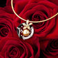 (SOLD) Yellow South Sea Pearl and Diamond with Black/White Onyx #105