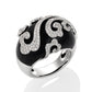 (SOLD) Black Onyx with Diamond Ring #4
