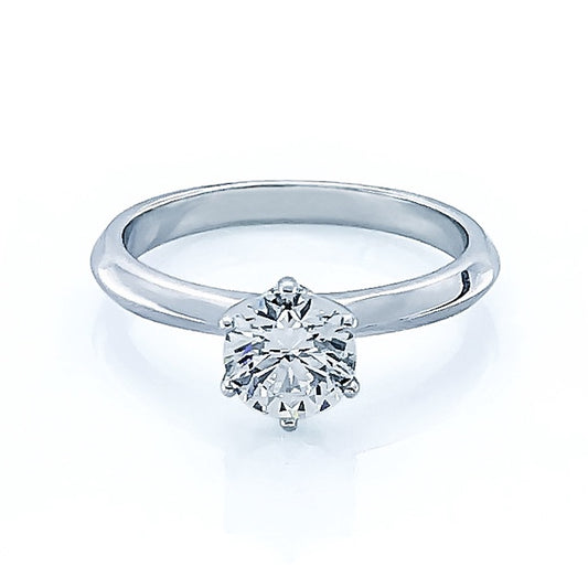 GIA Certified Diamond Solitaire Ring Sty #213