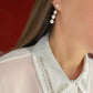 (SOLD) Akoya Pearls with Diamond Earring #63