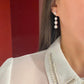 (SOLD) Akoya Pearls with Diamond Earring #63