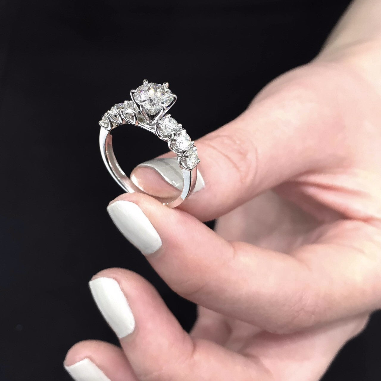 18KW Diamond Ring #198