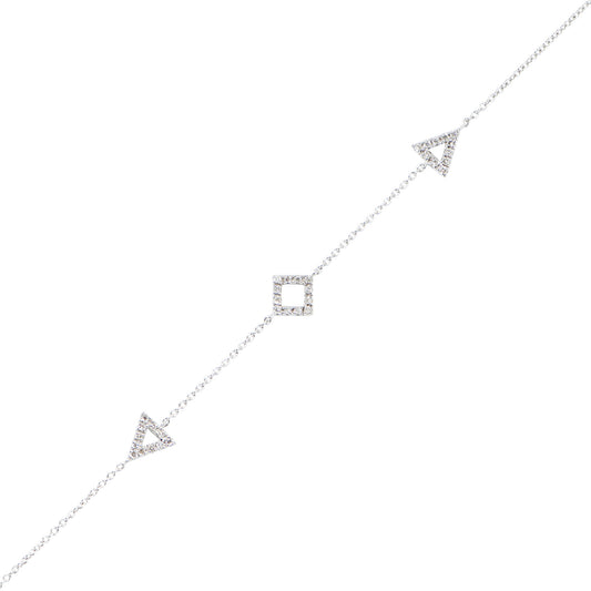 (SOLD) Diamond Mini Bracelet #161