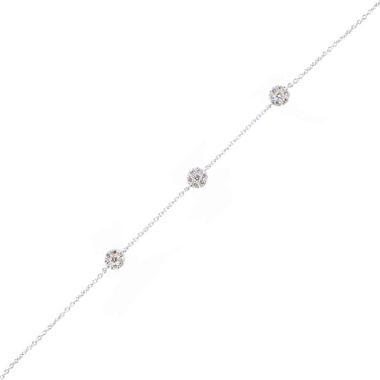 (SOLD) Diamond Mini Bracelet #162
