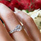 GIA Certified Round Brilliant Diamond with Diamond Band in 18K White Gold #251