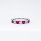 Ruby & Diamond Band Ring #50