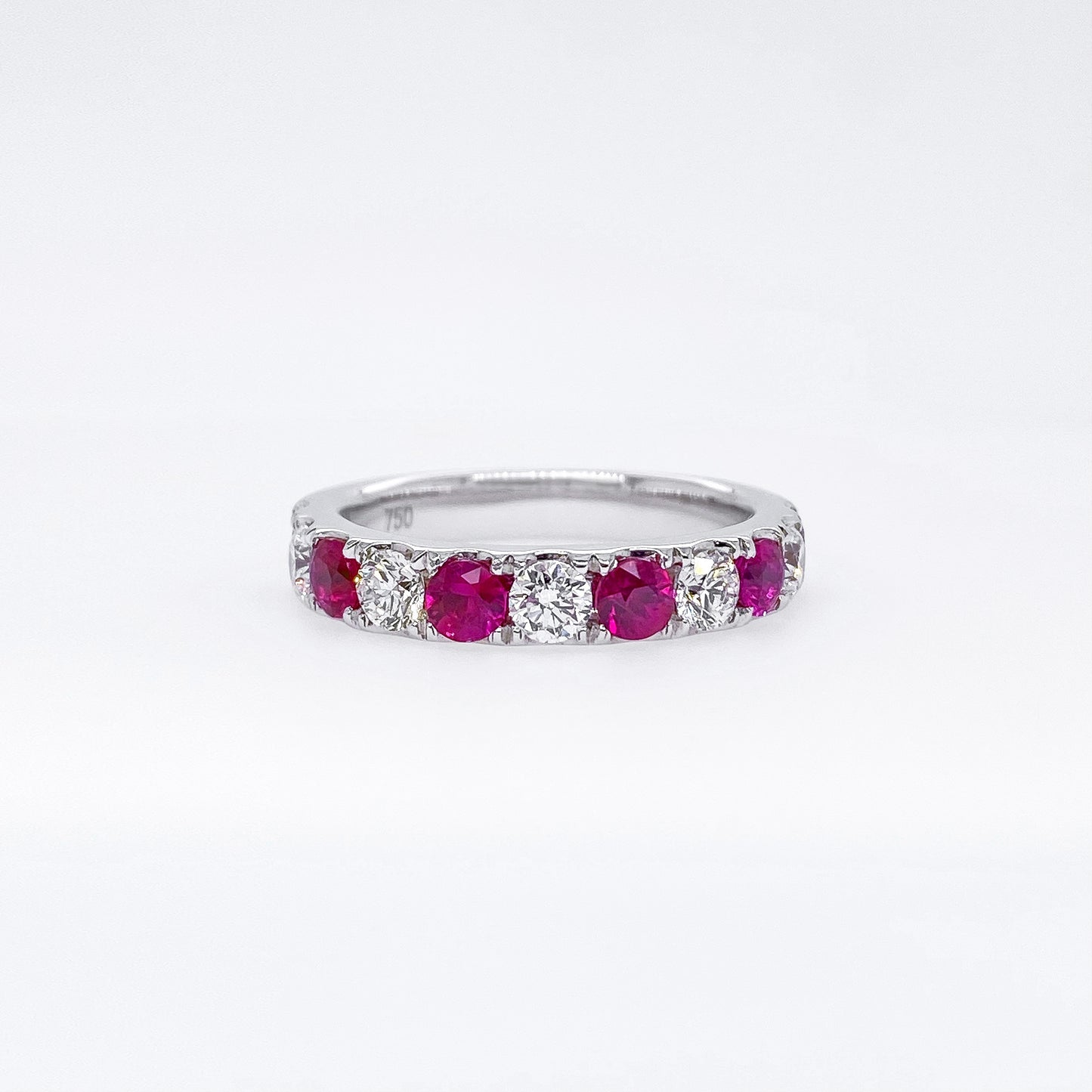 Ruby & Diamond Band Ring #50