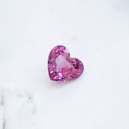 Malaya Garnet (Pink) - Heart Shaped 2.75ct