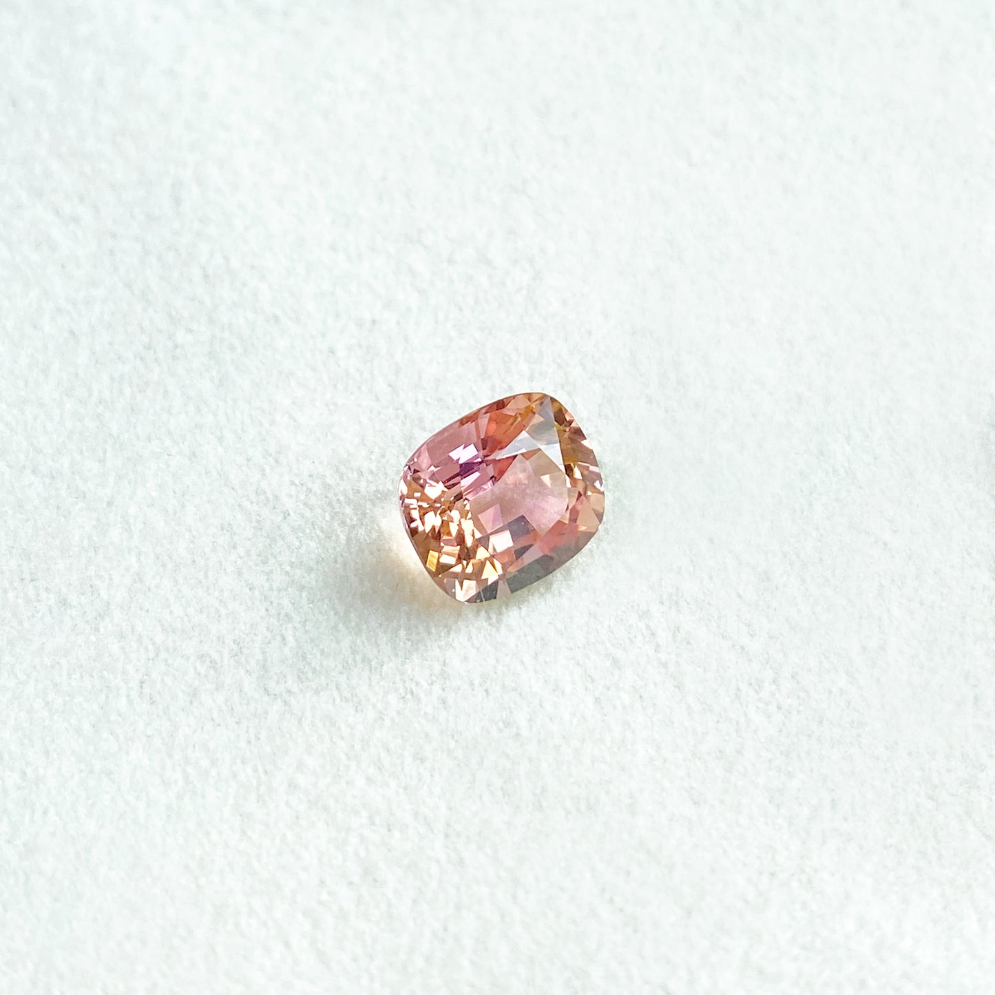 Orange-Pink Tourmaline Cushion 2.01ct