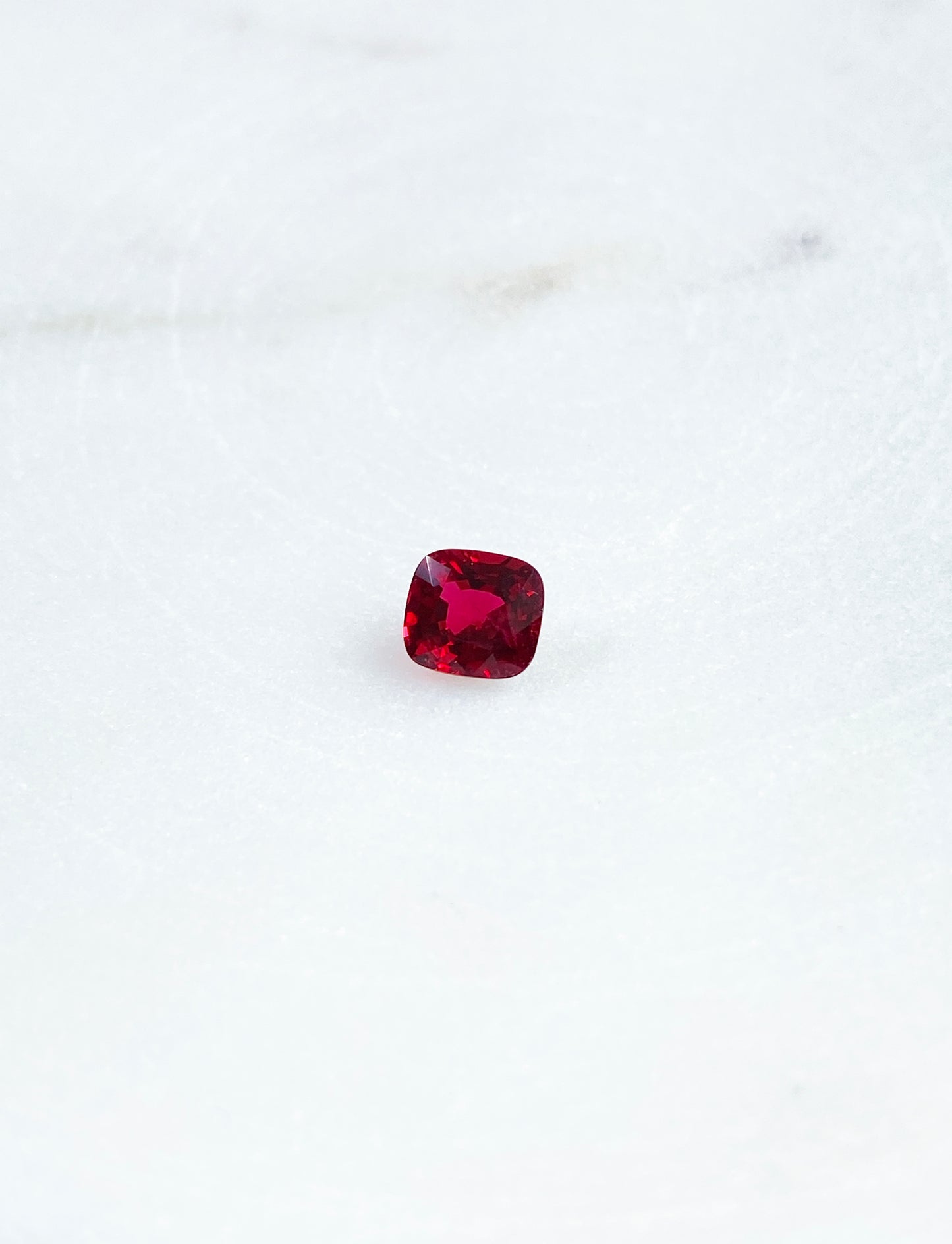 Natural Vivid Red Spinel - Cushion 0.79ct