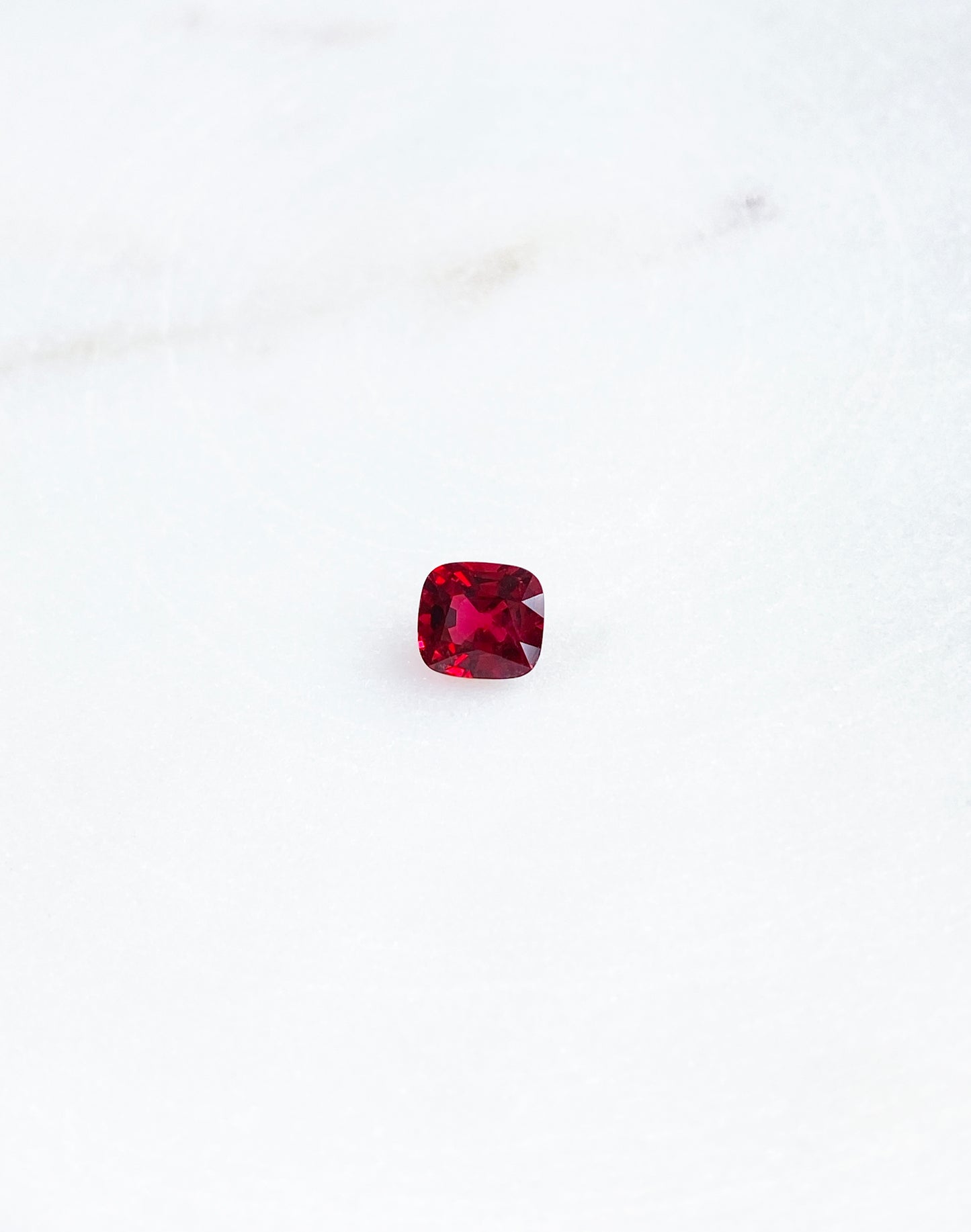Natural Vivid Red Spinel - Cushion 0.79ct