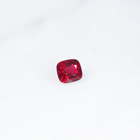 Natural Vivid Red Spinel - Cushion 0.79ct
