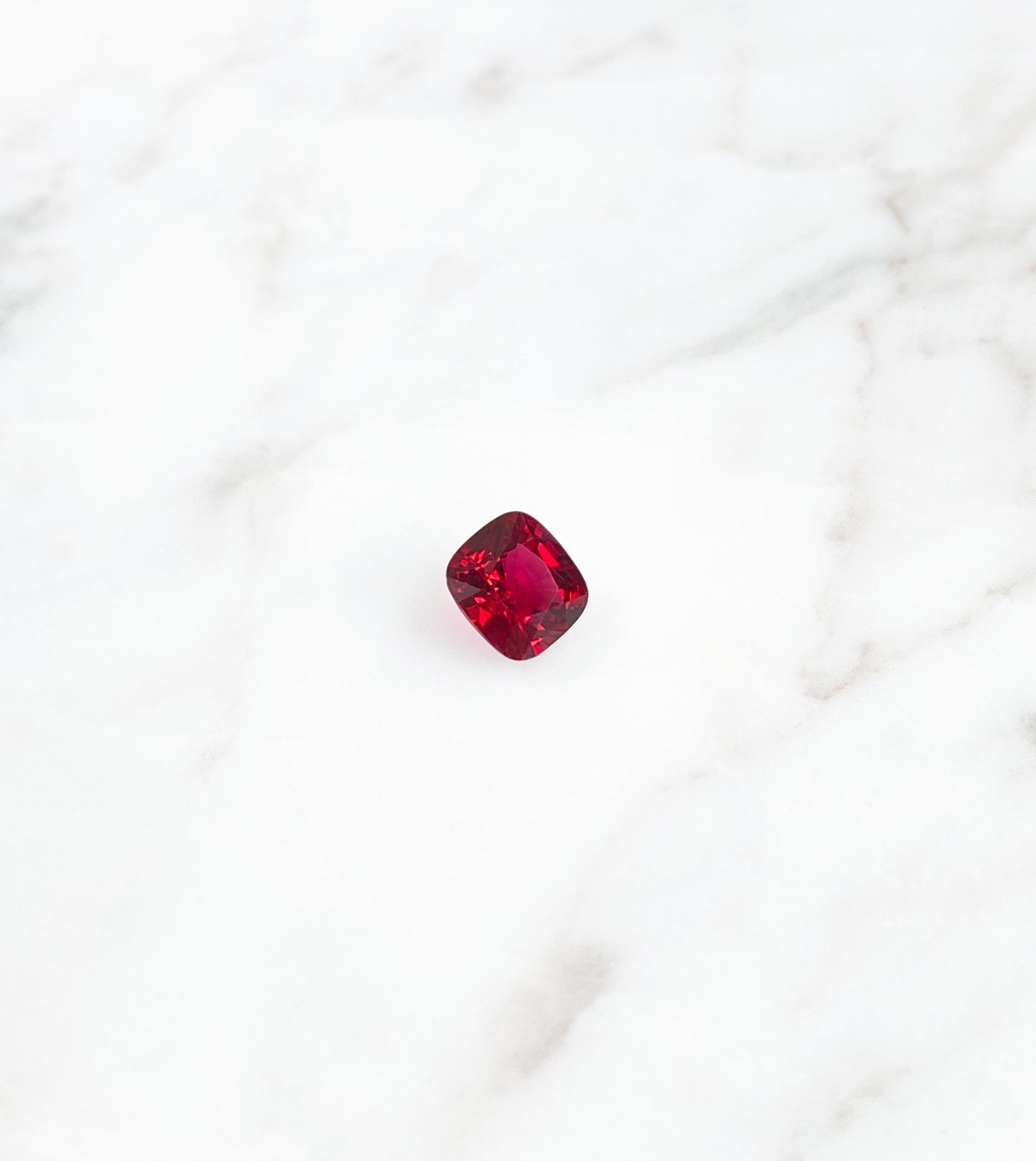 Natural Vivid Red Spinel - Cushion 0.79ct