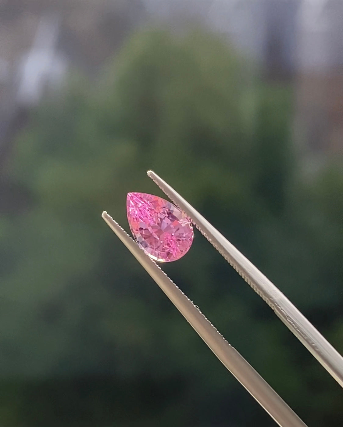 Pink Sapphire Pear Shaped 1.45ct