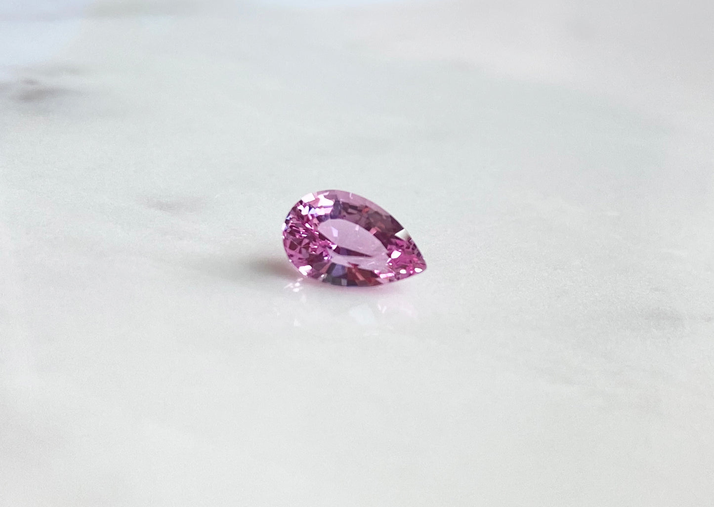 Pink Sapphire Pear Shaped 1.45ct
