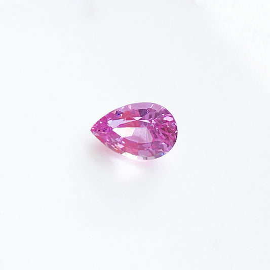 Pink Sapphire Pear Shaped 1.45ct