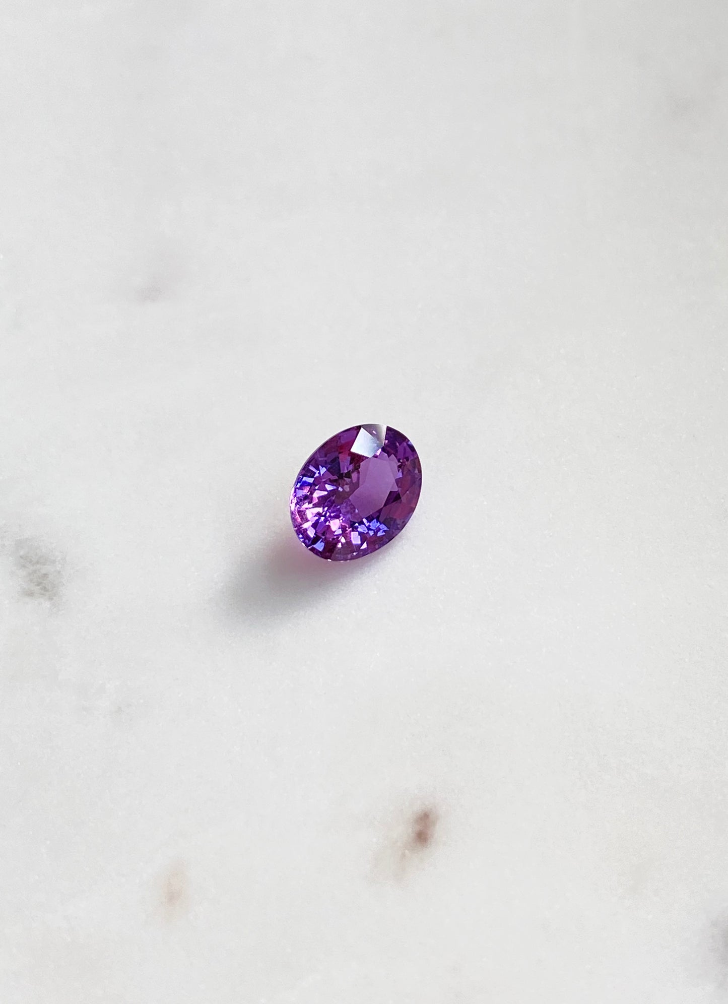 Vivid Purple Oval Sapphire 1.07ct
