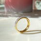 18K Yellow Gold Two Row Pavé Diamond Ring #13