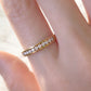 18K Yellow Gold Channel Set Diamond Band #351