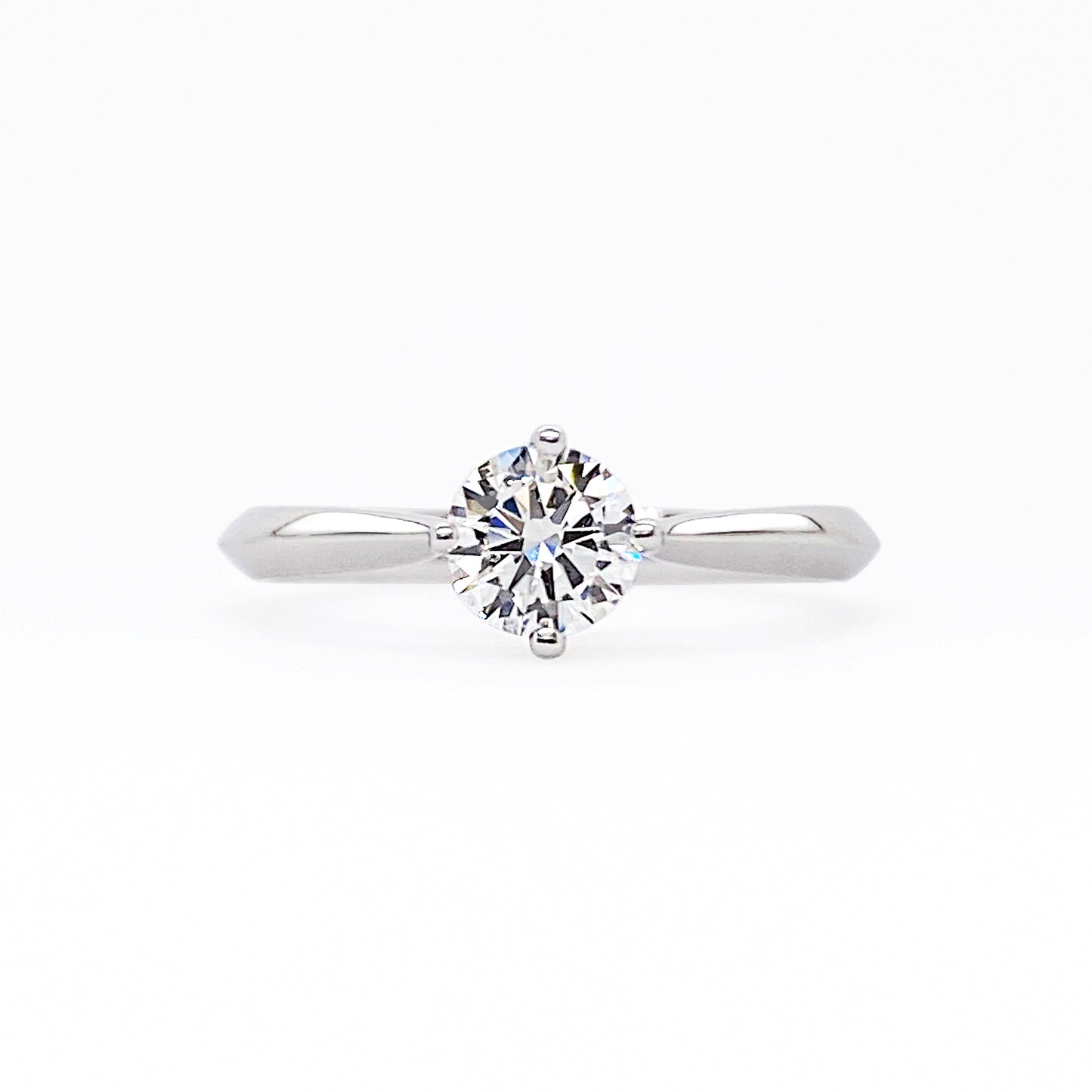 GIA Certified Round Brilliant Diamond Solitaire Ring #252