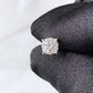 Diamond Halo Stud Earrings 0.34ct #39
