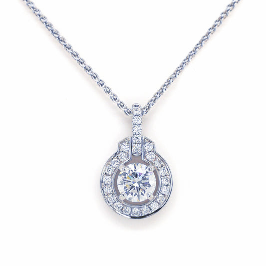 (SOLD) 18K Gold Diamond Pendant #234 - Contact Us for Custom Order