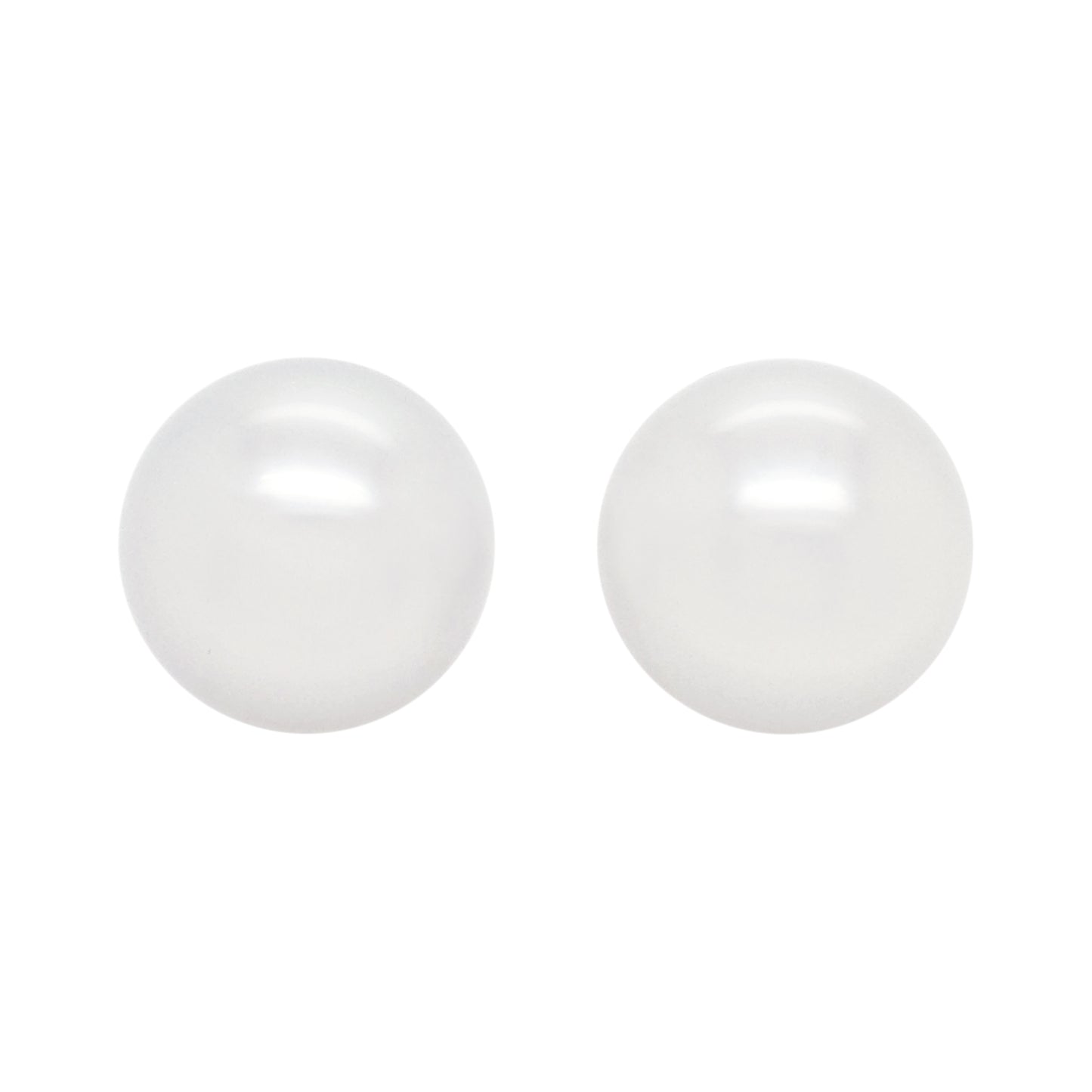 White South Sea Pearl Stud Earrings #376