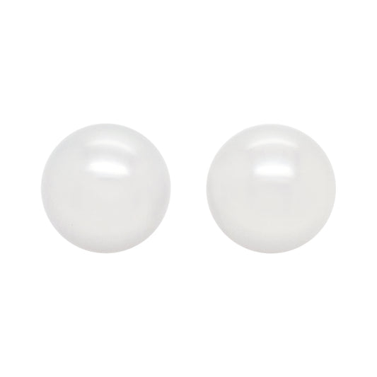White South Sea Pearl Stud Earrings #376
