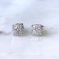 Diamond Halo Stud Earrings 0.34ct #39